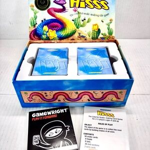 HISSS The Colorful Snake Making Tile Matching Game Gamewright Complete